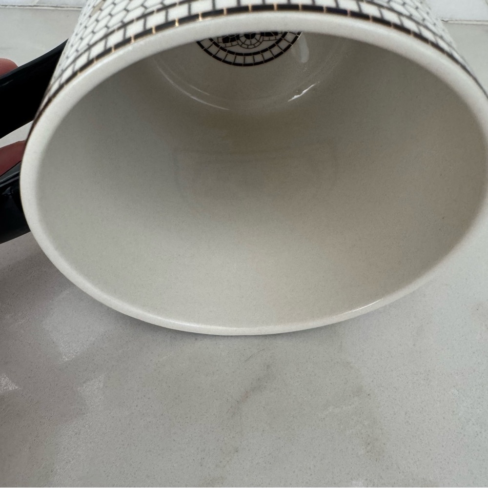 Anthropologie The Bistro Tile Stoneware Mug B - Picture 7 of 8